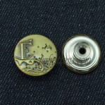15-25mm 青古铜的摇头脚纽扣铜纽扣金属钮