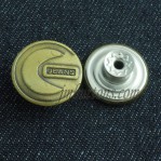 17mm 20mm botones de bronce antiguos de jeans, Fabricante de botones de metal