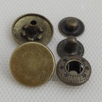 Botones de bronce antiguos de presión, Botones de metal al por mayor