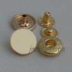 Botones de presión del oro de moda, Botones personalizados de metal de aleación
