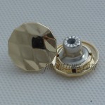 17mm Botón de encargo de la ropa del oro, Botón de metal al por mayor