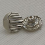 20mm Botón de encargo del metal del níquel, Botón de la chaqueta de aleación