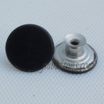 17mm 20mm botones negro de metal, Fábrica de botones de metal
