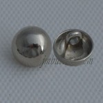 17mm Botón de coser de plata, Nuevos botones de aleación de diseño