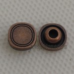 8mm botones de remaches de bronce antiguos para jeans
