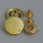 Botón de presión de oro, Botón de presión de metal para bolsas
