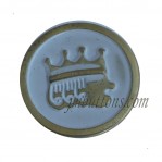 17mm Botón del metal del diseño de la corona, Botones personalizados de jeans
