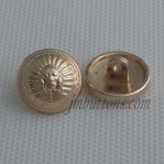 coser botones metal dorado