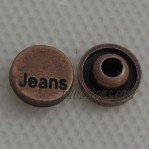 Calça jeans rebites 5-7mm