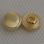 Golden metal botões e rebites