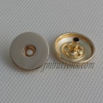 Golden botão de pressão de metal