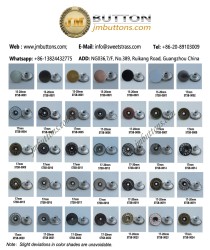 Botões de aço inoxidável (0001-0024)