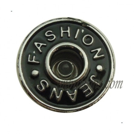 15mm-25mm Black Wholesale Jeans Buttons
