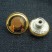 17-25mm Jeans Move Gold Yellow Crystal Buttons