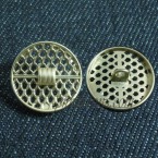 Fashion Shank Buttons 15-22mm Glod Zinc Alloy