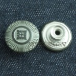 Gun Move Metal Buttons Fly Jeans 17mm 20mm 22mm