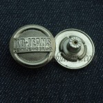 Metallic Jeans Buttons 17-25mm Gun Unmove Wholesale