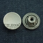 Move Jeans Button 15mm-25mm Nickle Barrel Plating
