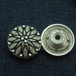 Move Metal Buttons 17m-25mm Gun Vintage For Jeans