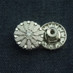 Move Metal Buttons Manufacturer 15-22mm Nickle Rhinestone