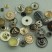 17mm-25mm Golden Metal Pearl Buttons Custom-made