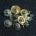 17-22mm Antique Copper Vintage Unmove Denim Tack Buttons