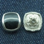 Zinc Alloy Snap Buttons 17-22mm Black Wholesale