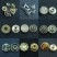 15-22mm Nickle Rhinestone Metal Move Buttons manufacturer