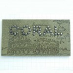 Wholesale vintage leather labels with metal tags for jeans