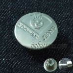 Nickle Metal Stainless Steel Jeans Pant Buttons Manufacturer