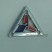 Zinc Alloy Sew On Logo Pin Labels Triangle Tags Manufacturer