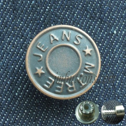 Wholesale Unmove Classical Tack Buttons For Jeans