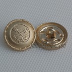 Customized Metallic Shank Suit Coat Buttons With Hole