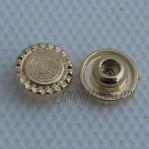 Wholesale Metal Golden Jean Button Nail With Tack