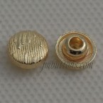 8mm Gold Alloy Metallic Button Rivet Nail For Jeans