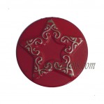 Cheap Iron Jeans Buttons Red Star pattern 17mm