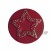 Cheap Iron Jeans Buttons Red Star pattern 17mm