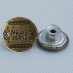 New Jeans Tack Move Button Wholesale Bronze