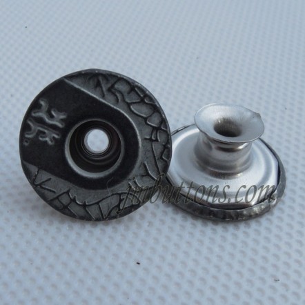 Steel Move Jeans Buttons Gun Plating Stainless