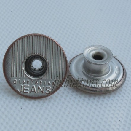 Vintage Wear Jeans Button 17 MM With Hole