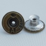 Wholesale Vintage Jeans Metal Buttons With Tack