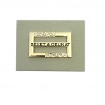 factory direct customize   discount word rectangle metal  label accessory