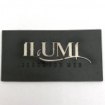 Jeans Denim Metal Brand Engraved Leather Logo Label For Handbag