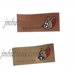 Custom Embossed Leather Patch & Jeans Leather Label and Tags for Clothing