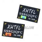garment accessory cute colorful letters logo label factory manufacture