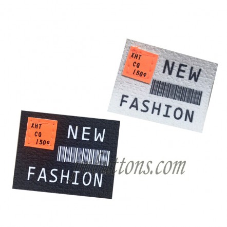 garment accessory factory wholesale customized logo label with print vinyle